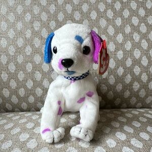 Ty Dizzy Dalmatian beanie baby. DOB 10/7/2000